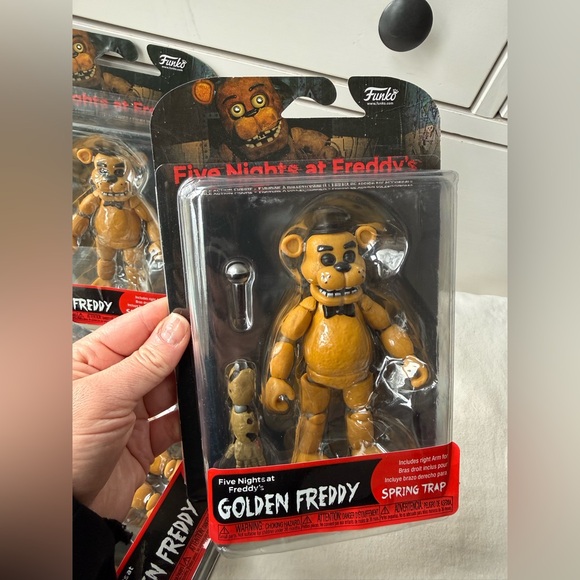 New Five Nights at Freddy’s Golden Freddy Funko Figure Lot of 3